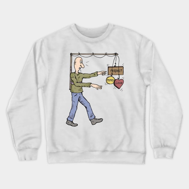 We will never get enough of it Crewneck Sweatshirt by matan kohn